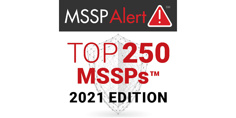 Logo for MSSP Alert Top 250 MSSPs 2021 Edition